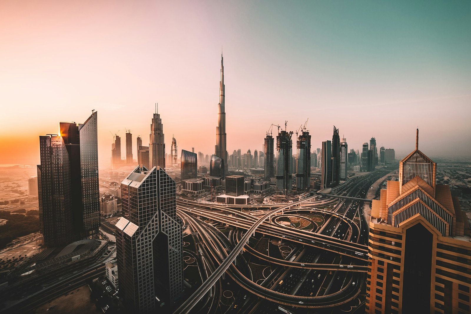 Dubai Skyline at sunset — Noble Assets Properties