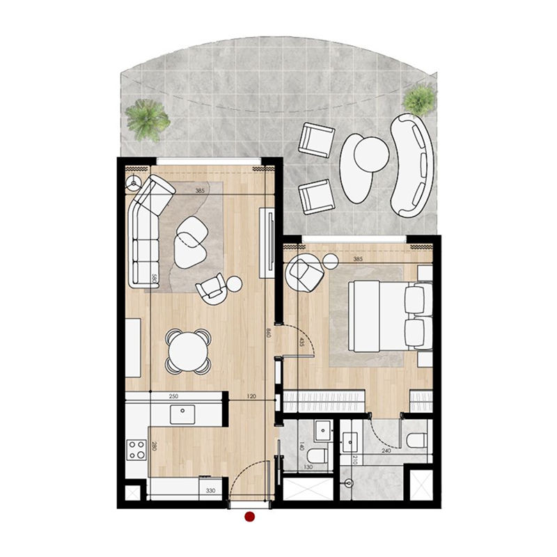 1 Bedroom