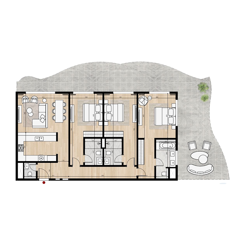 3 Bedrooms
